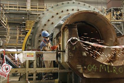 Riotinto comenzará la producción comercial de cobre en enero a un ritmo de cinco millones de toneladas